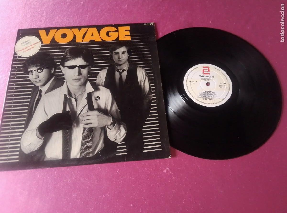 Discos de vinilo: VOYAGE NO QUIERO VOLVERME A ENAMORAR 1980 LP L32 4 1