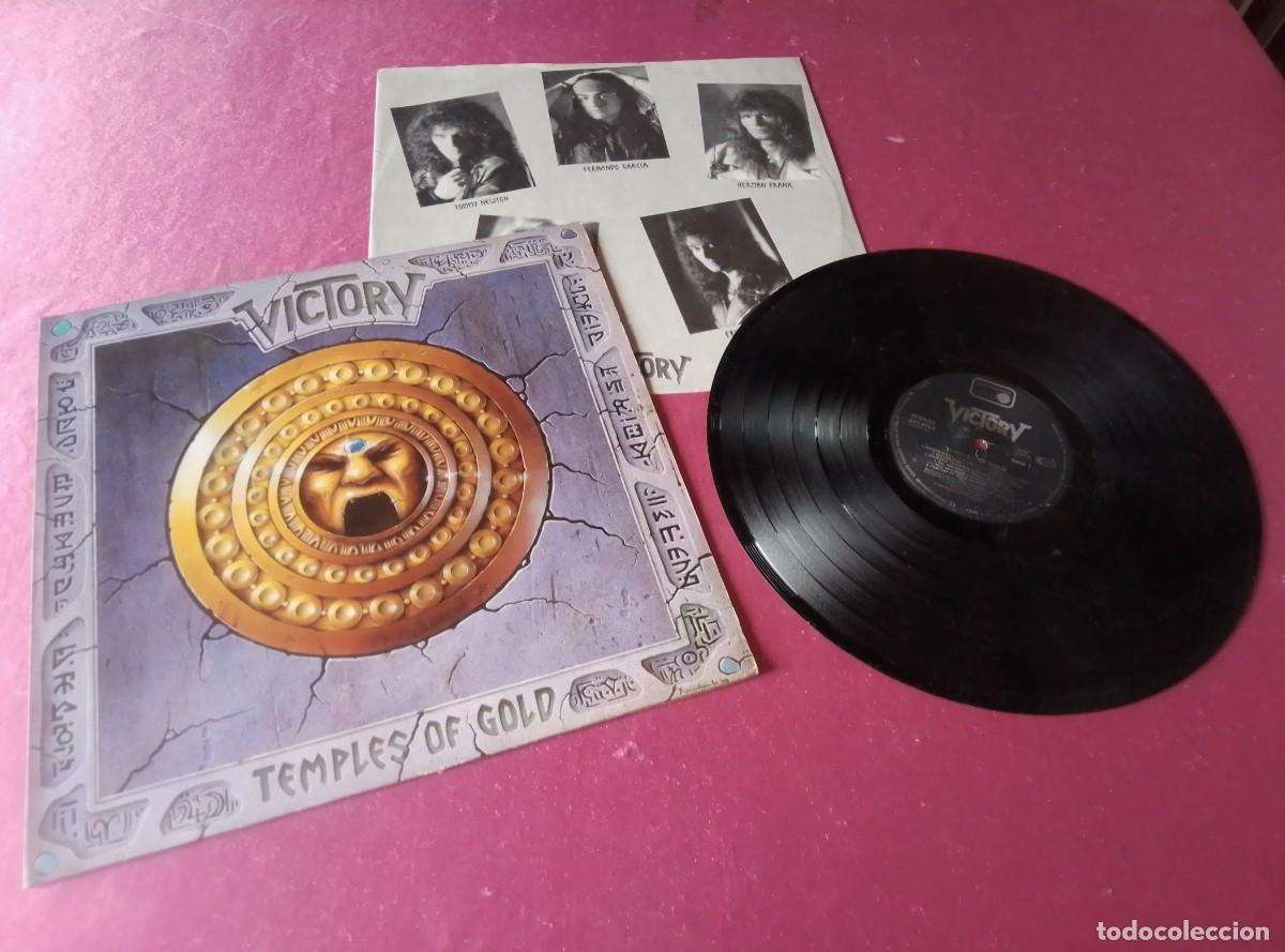 Discos de vinilo: V&Iacute;CTORY TEMPLES OF GOLD 1990 LP L32 4 1