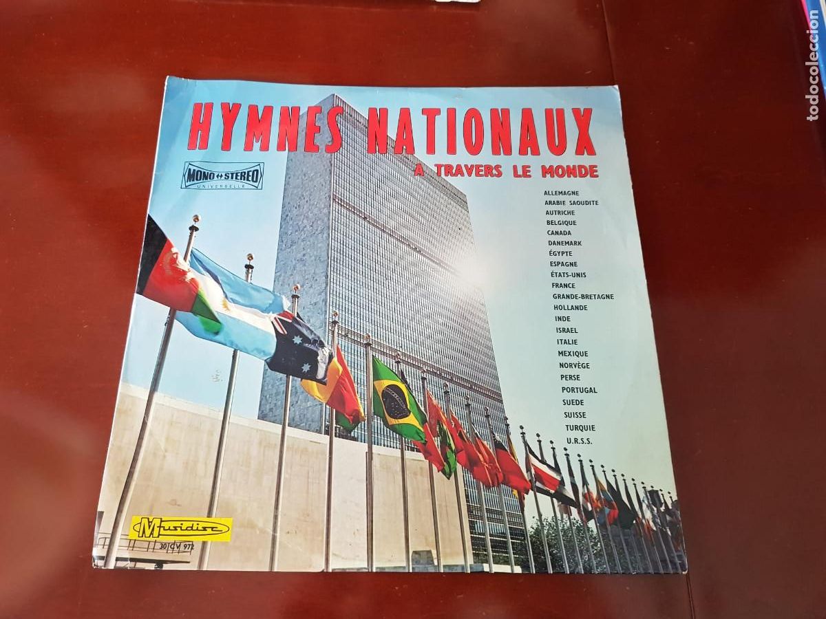 Discos de vinilo: HYMNES NATIONAUX-A TRAVERS LE MONDE