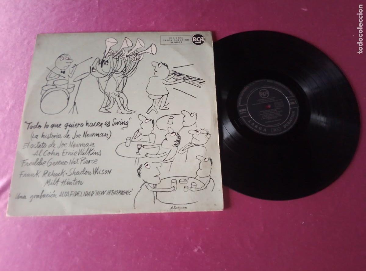 Discos de vinilo: TODO LO QUE QUIERO HACER ES SWING LA HISTORIA DE JOE NEWMAN 195???LP L32 4 1