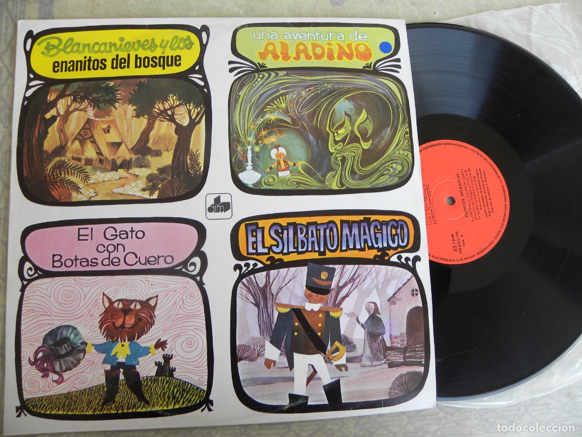 Discos de vinilo: BLANCANIEVES, ALADINO, EL GATO CON BOTAS etc... -LP 1969 -PEDIDO MINIMO 3 EUROS
