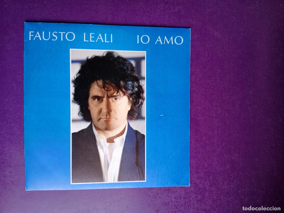Discos de vinilo: Fausto Leali &ndash; Io Amo - Sg CBS 1987 PROMO - ITALIA MELODICA POP - NUEVO