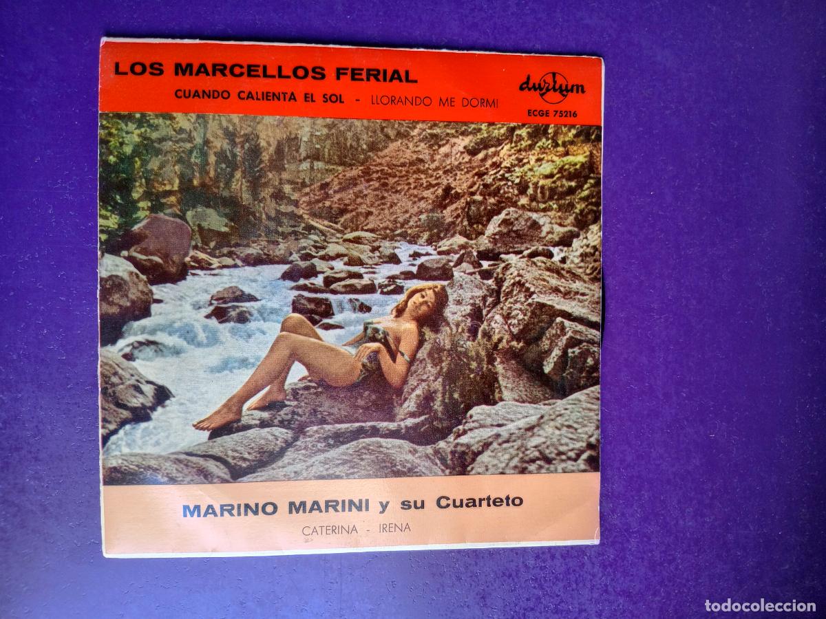 Discos de vinilo: Marcellos Ferial / Marino Marini Y Cuarteto &ndash; Cuando Calienta El Sol / Caterina +2 EP DURIUM 1962