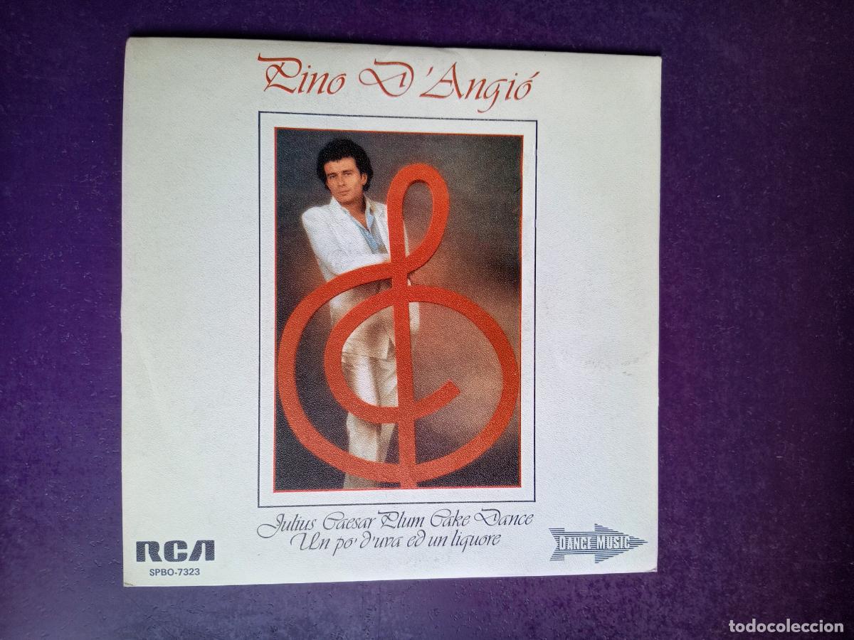 Discos de vinilo: Pino D'Angi&oacute; &lrm;&ndash; Julius Caesar Plum Cake Dance- Sg RCA PROMO 1982 - ITALODISCO 80'S - ELECTRONICA