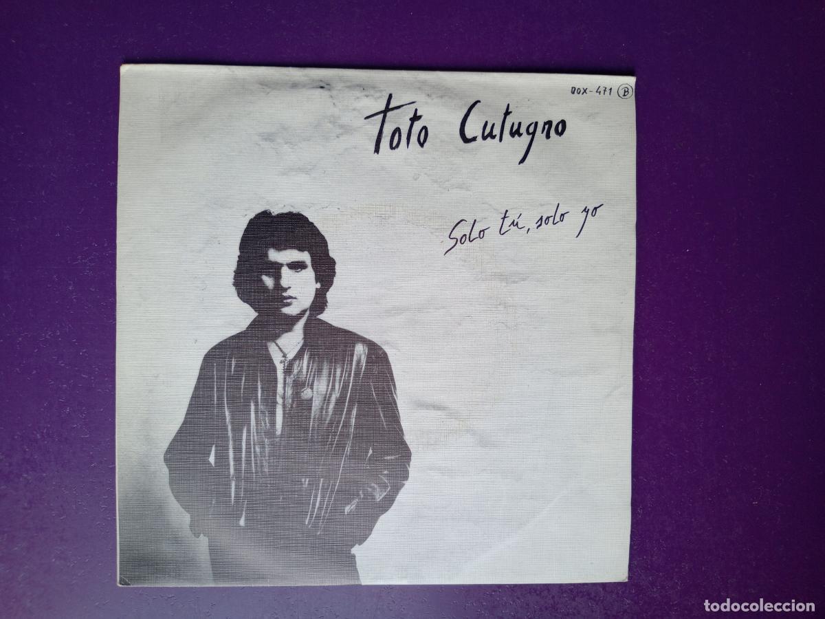 Discos de vinilo: Toto Cutugno &ndash; Solo T&uacute;, Solo Yo - Sg ZAFIRO PROMO 1980 - ITALIA POP 80'S