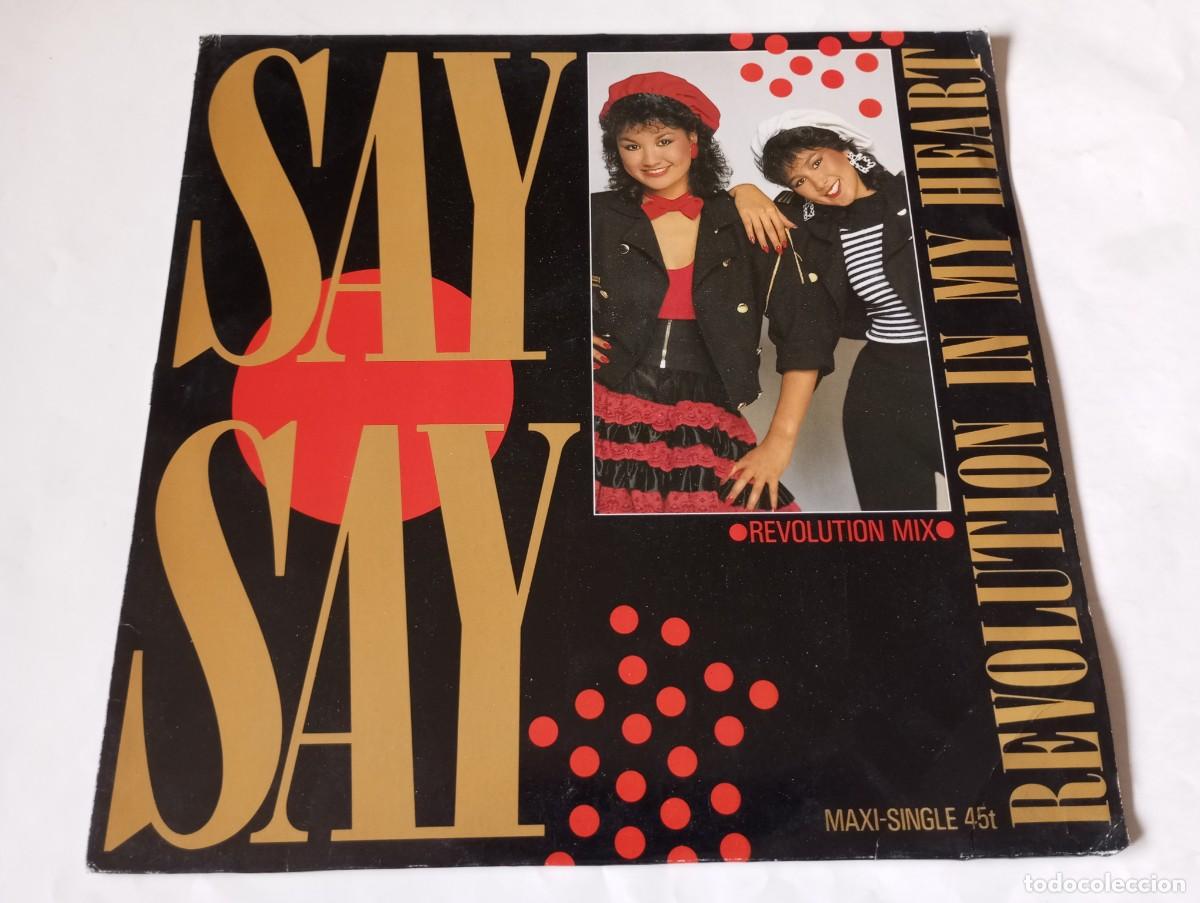 Discos de vinilo: Say Say &ndash; Revolution In My Heart (Revolution Mix) - 1987