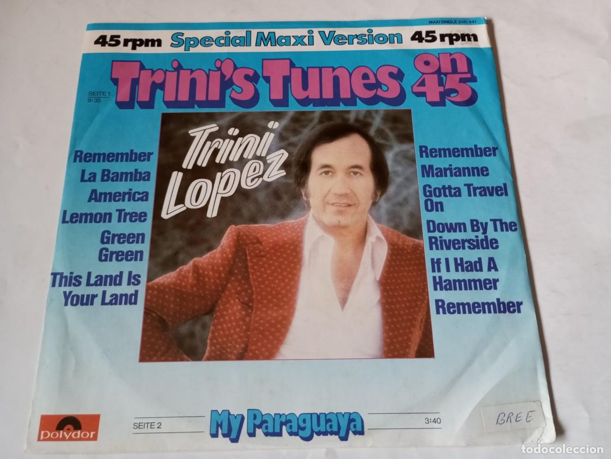 Discos de vinilo: Trini Lopez &ndash; Trini's Tunes - 1981