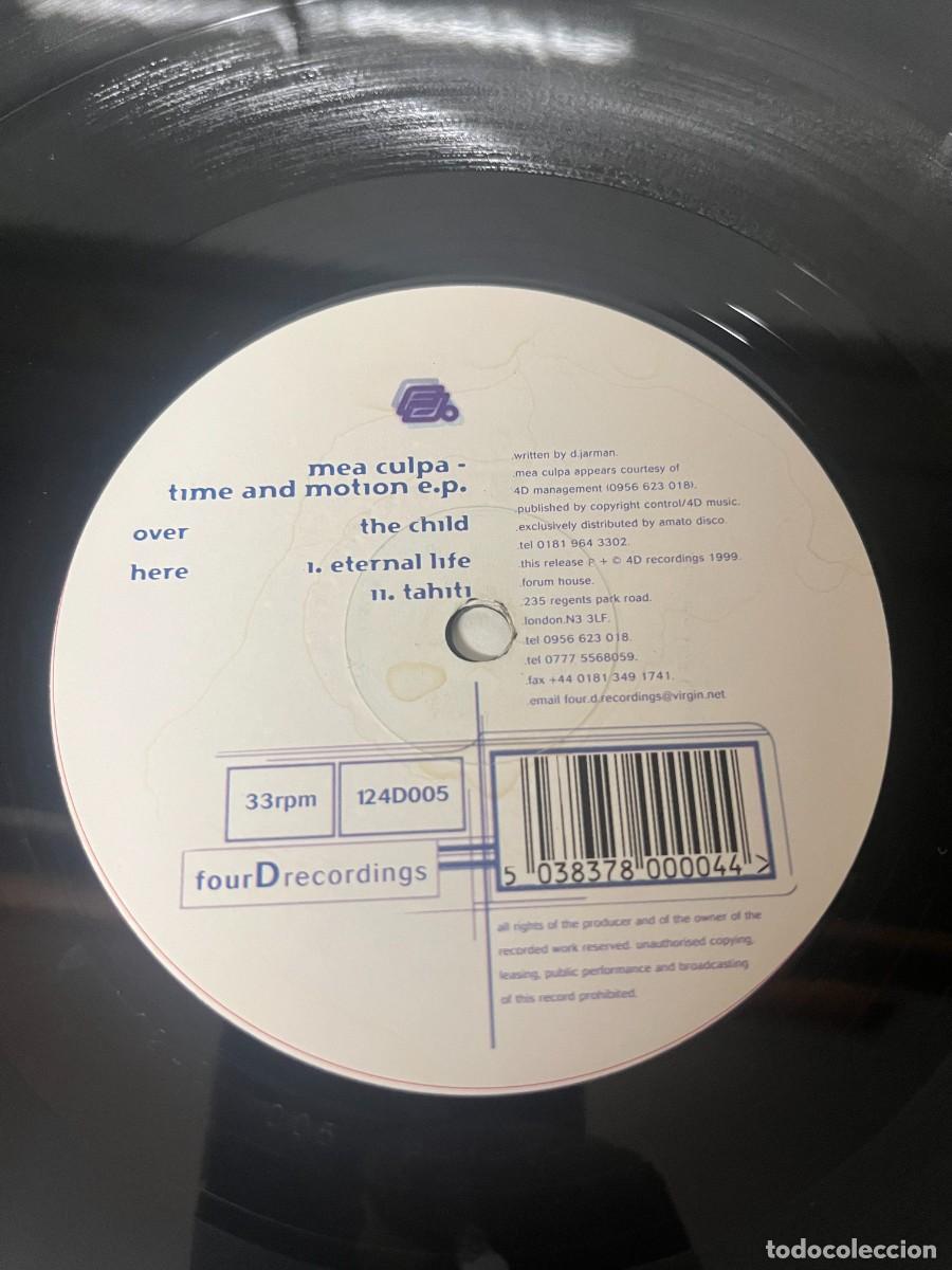 Discos de vinilo: Mea Culpa Time And Motion E.P. - Foto 5