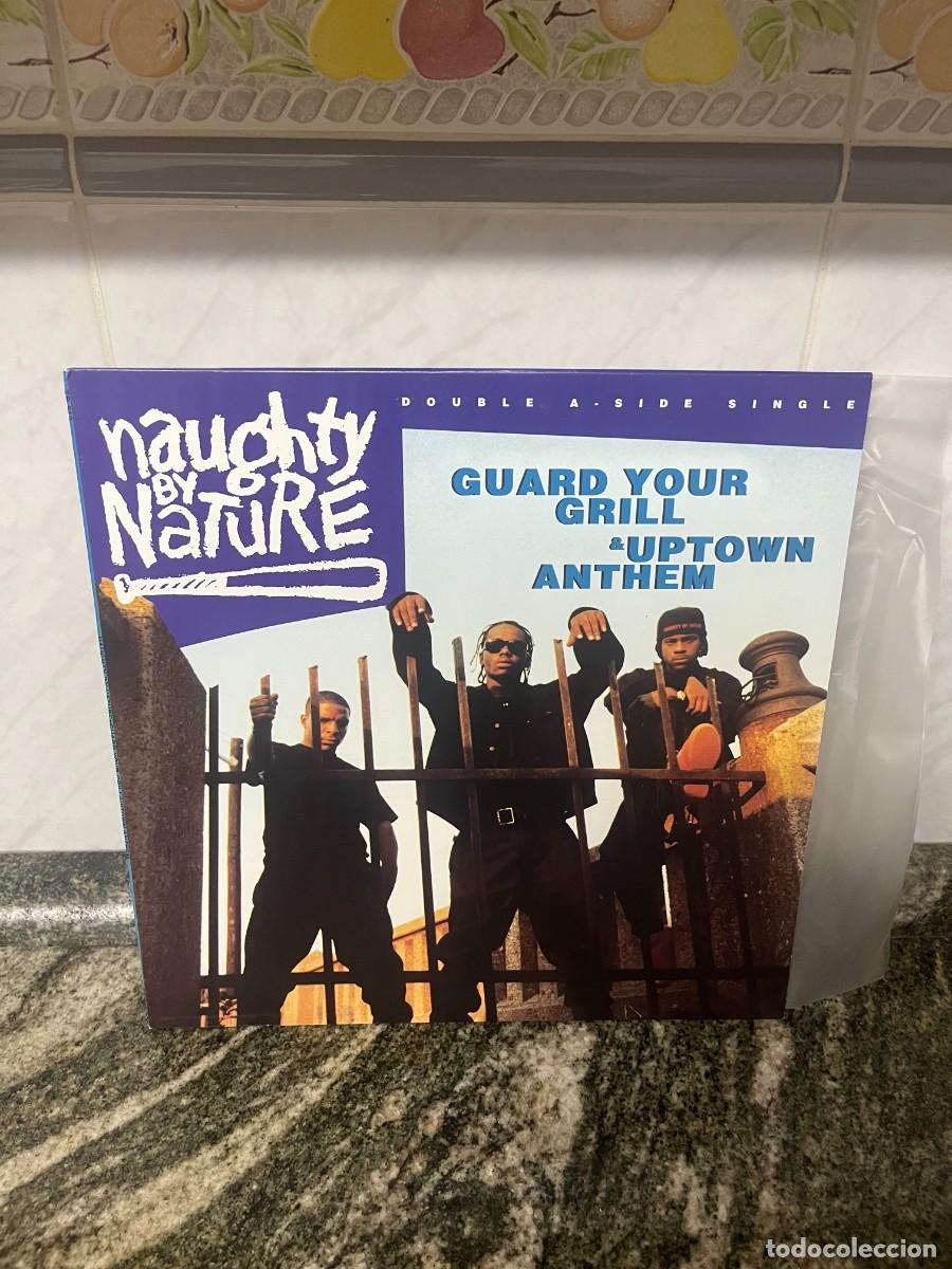 Vinyl-Schallplatten: Naughty By Nature Guard Your Grill / Uptown Anthem