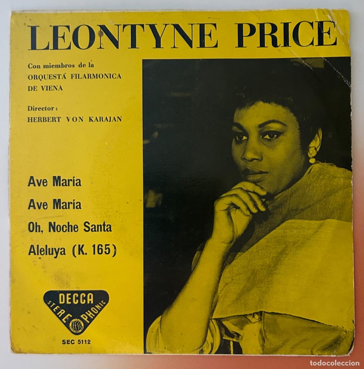 Discos de vinilo: Leontyne Price - Ave Mar&iacute;a - Karajan