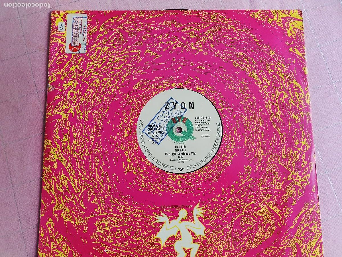 Discos de vinilo: Zyon &ndash; No Fate, 1991 - Foto 2