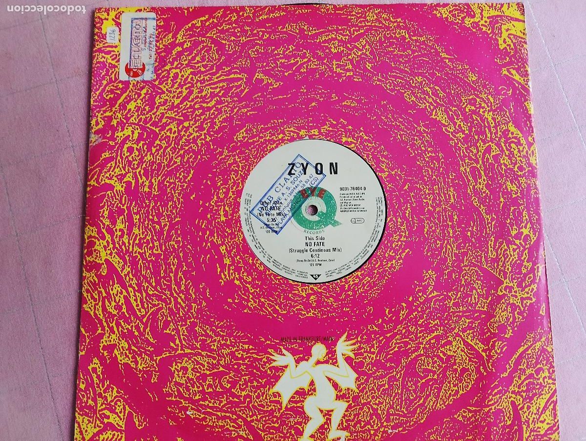 Discos de vinilo: Zyon &ndash; No Fate, 1991 - Foto 3