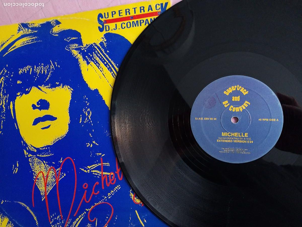 Discos de vinilo: supertrack d j company, michelle, 1994 - Foto 3