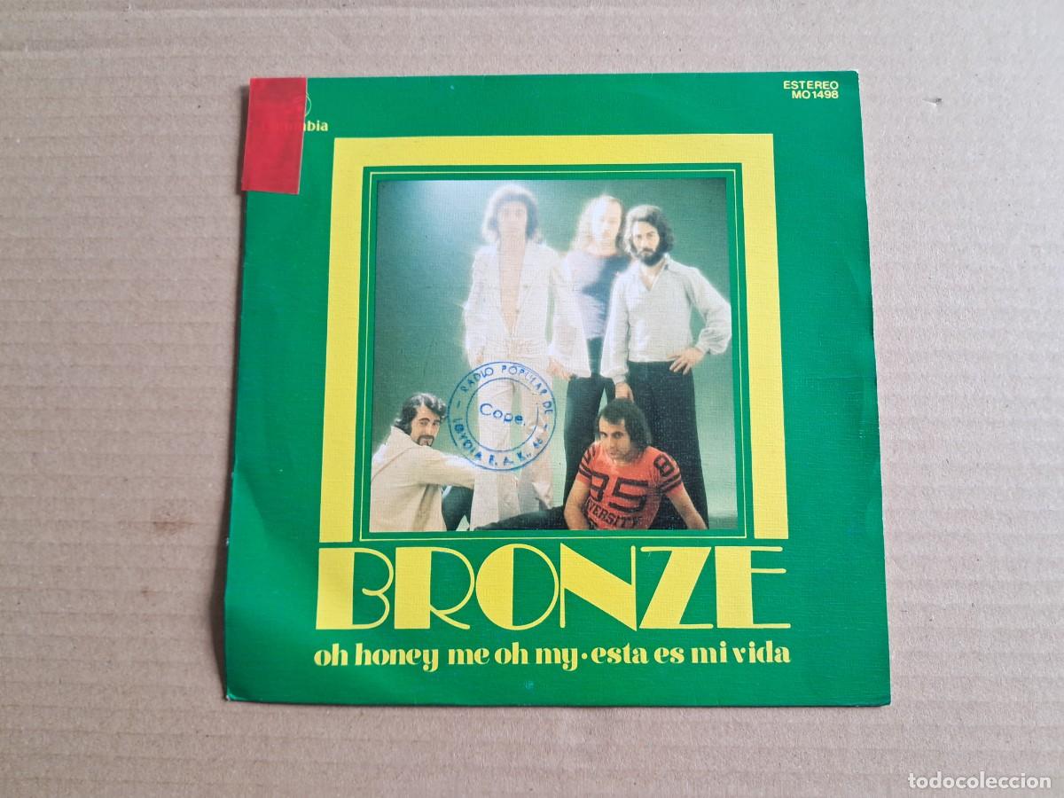 Discos de vinilo: BRONZE - OH HONEY ME OH MY SINGLE PROMOCIONAL 1975