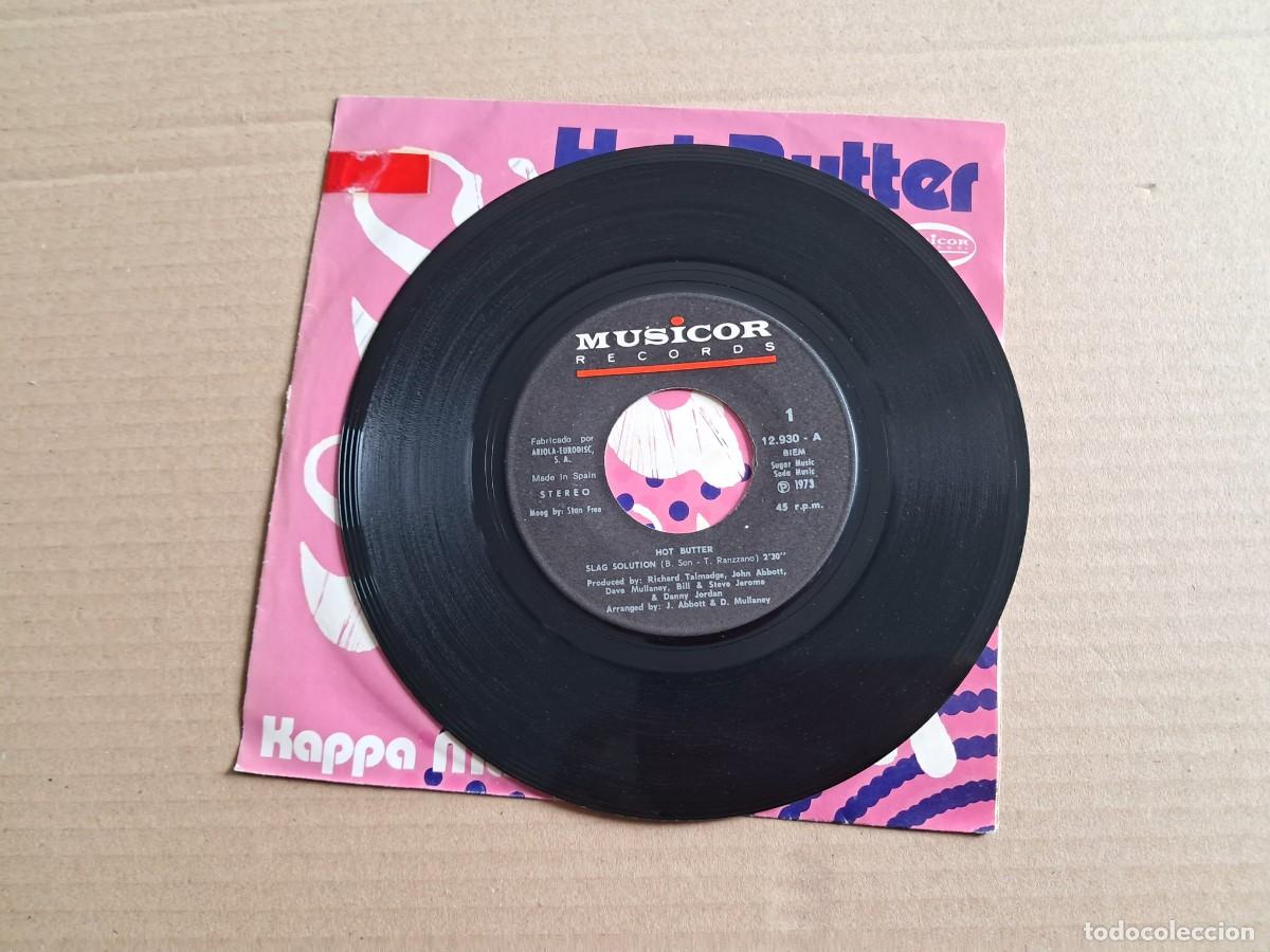 Discos de vinilo: HOT BUTTER - SLAG SOLUTION SINGLE 1973 EDICION ESPA&Ntilde;OLA - Foto 2