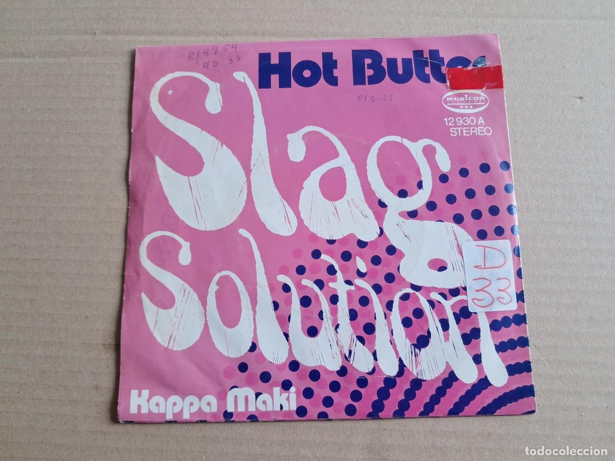 Discos de vinilo: HOT BUTTER - SLAG SOLUTION SINGLE 1973 EDICION ESPA&Ntilde;OLA - Foto 3