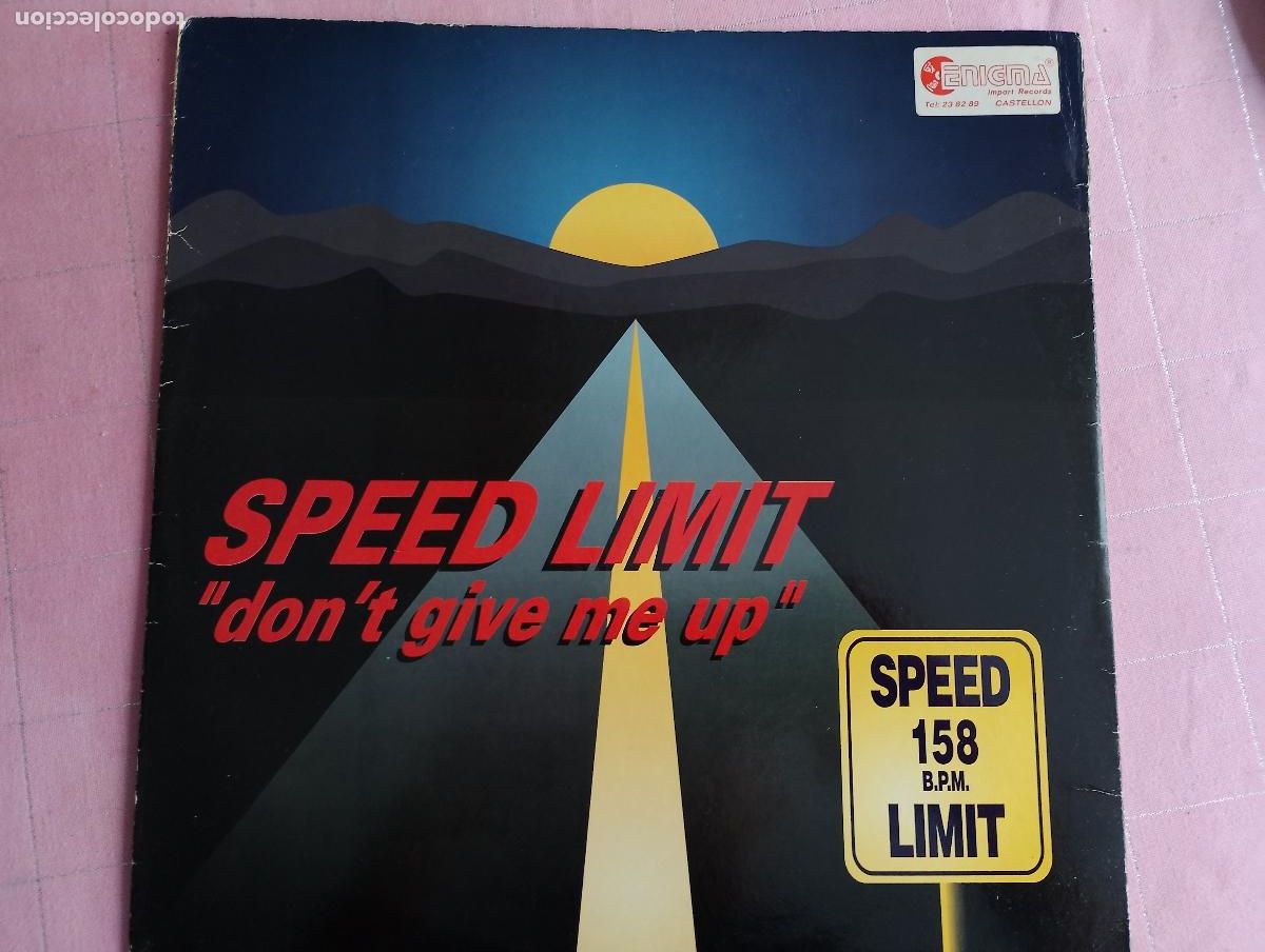 Discos de vinilo: Speed Limit &lrm;&ndash; Dont Give Me Up 1996 - Foto 1