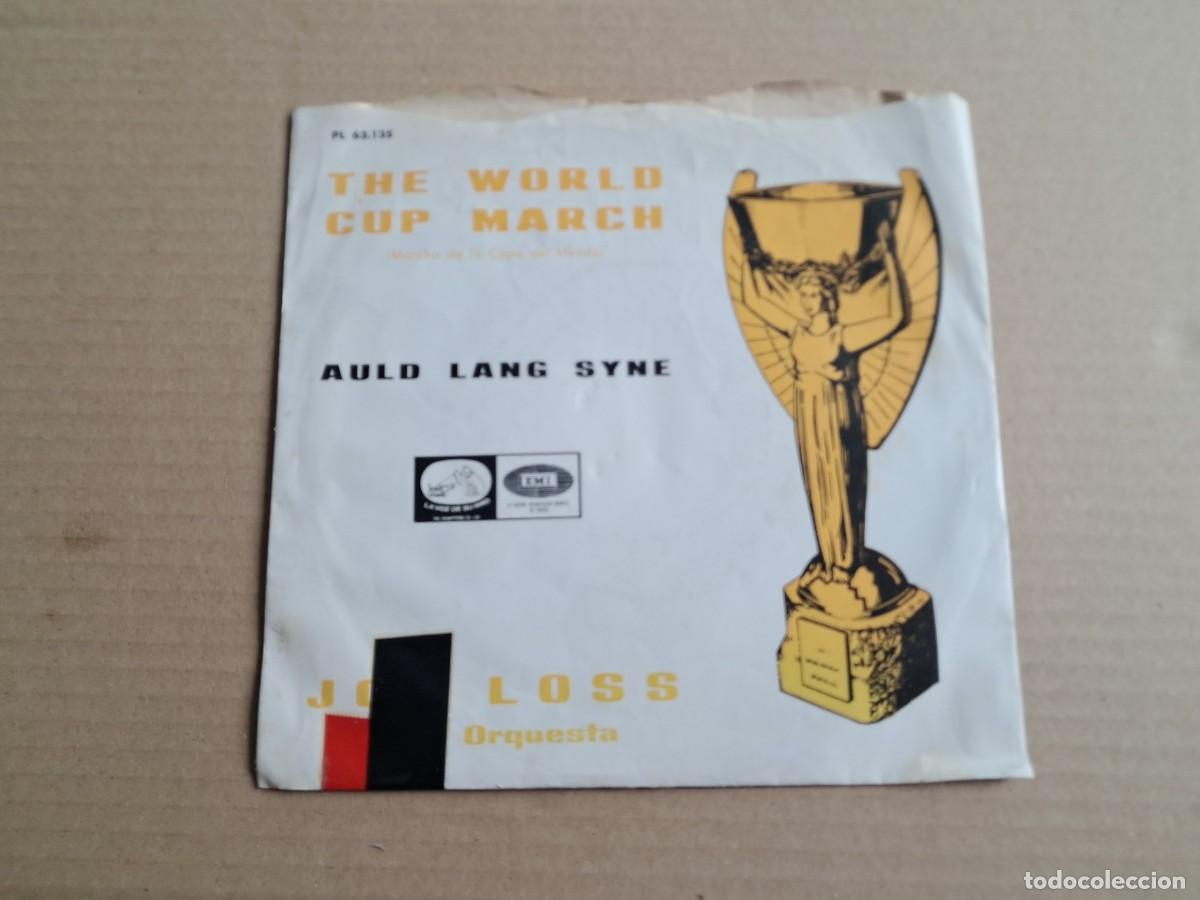 Discos de vinilo: JOE LOSS Y SU ORQUESTA - THE WORLD CUP MARCH SINGLE 1966 EDICION ESPA&Ntilde;OLA