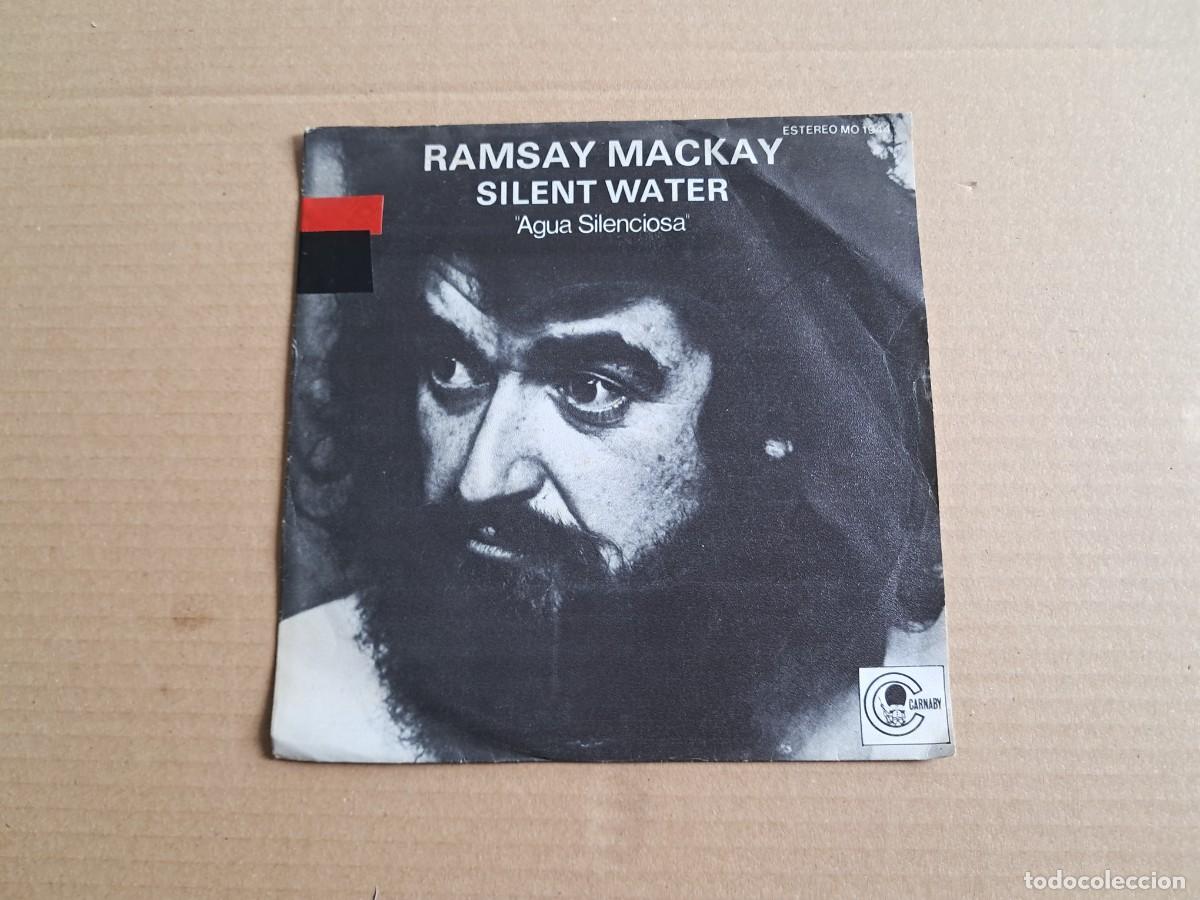 Discos de vinilo: RAMSAY MACKAY - SILENT WATER SINGLE PROMOCIONAL 1980 EDICION ESPA&Ntilde;OLA