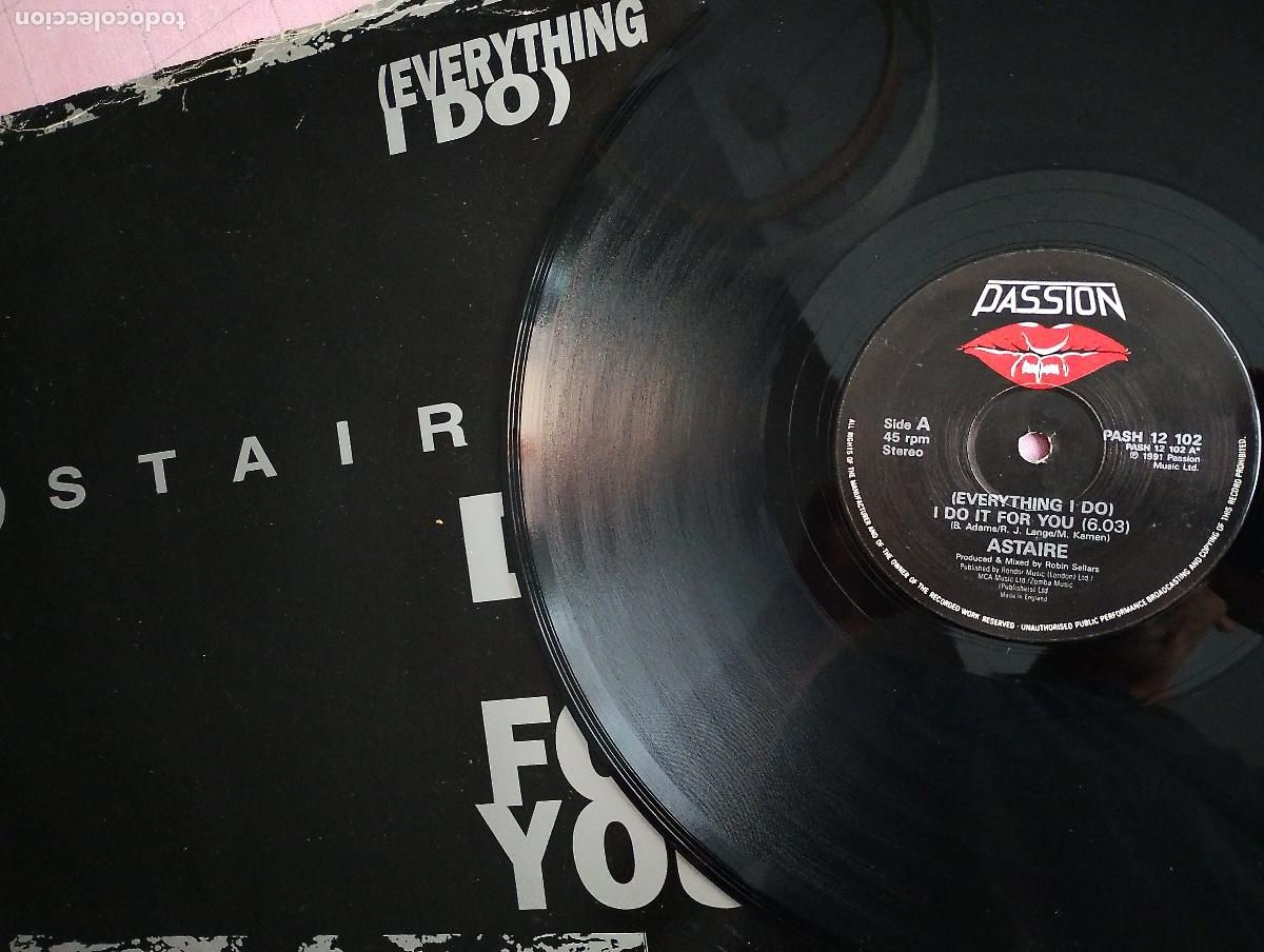 Discos de vinilo: Astaire &ndash; (Everything I Do) I Do It For You, 1991 - Foto 4