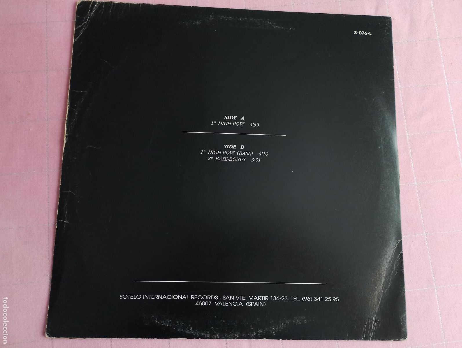 Discos de vinilo: Misery &ndash; High Pow, 1995, Makina, techno - Foto 2