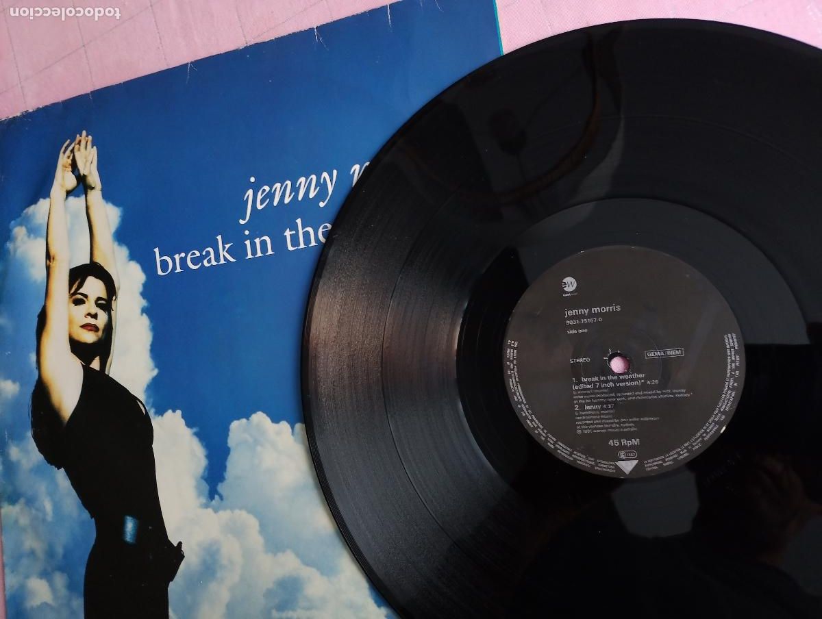 Discos de vinilo: Jenny Morris &ndash; Break In The Weather - Foto 4