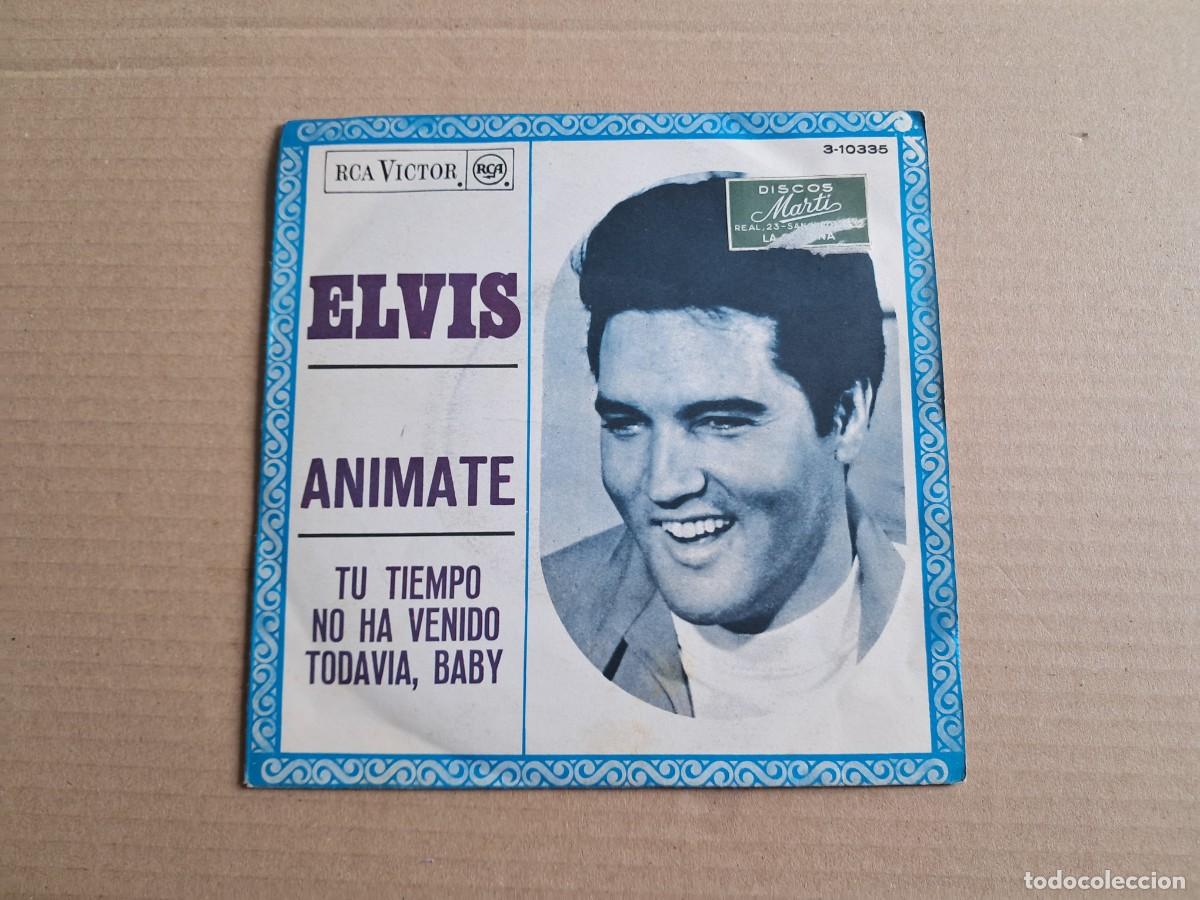 Discos de vinilo: ELVIS PRESLEY - ANIMATE SINGLE 1968 EDICION ESPA&Ntilde;OLA
