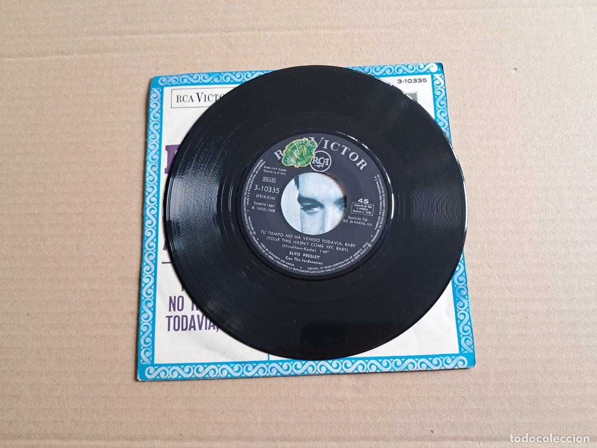 Discos de vinilo: ELVIS PRESLEY - ANIMATE SINGLE 1968 EDICION ESPA&Ntilde;OLA - Foto 2