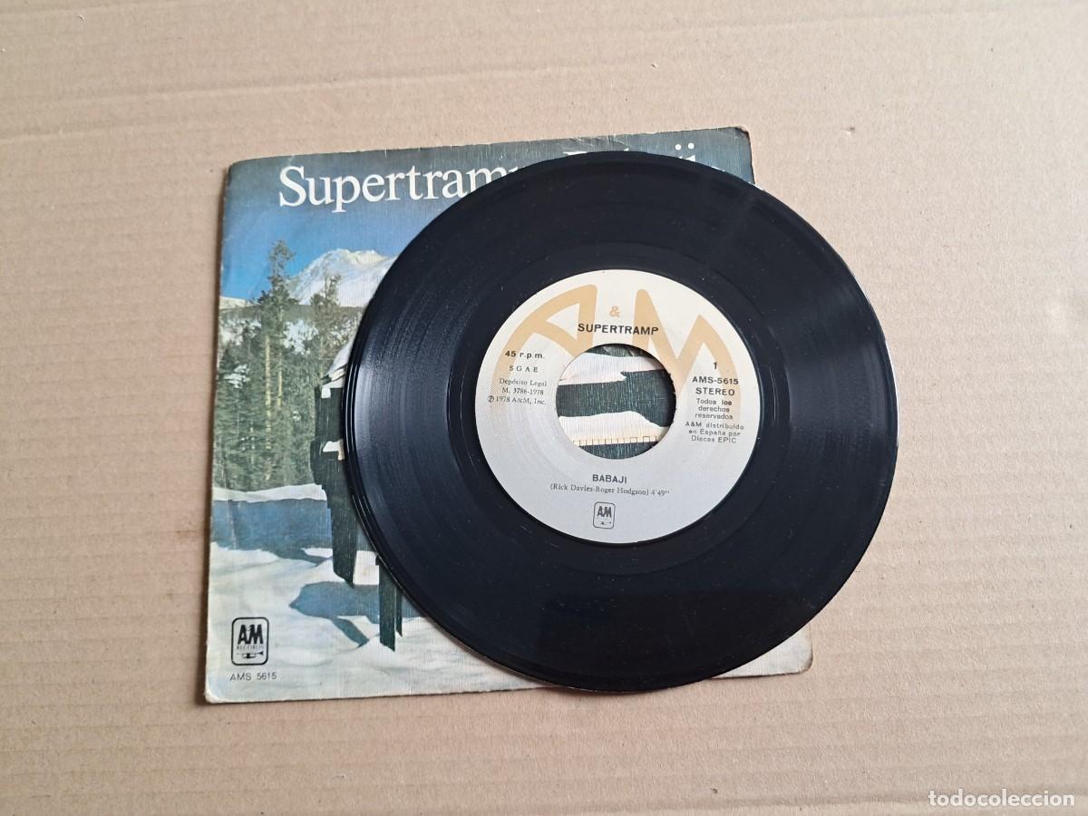 Discos de vinilo: SUPERTRAMP - BABAJI SINGLE 1978 EDICION ESPA&Ntilde;OLA - Foto 2