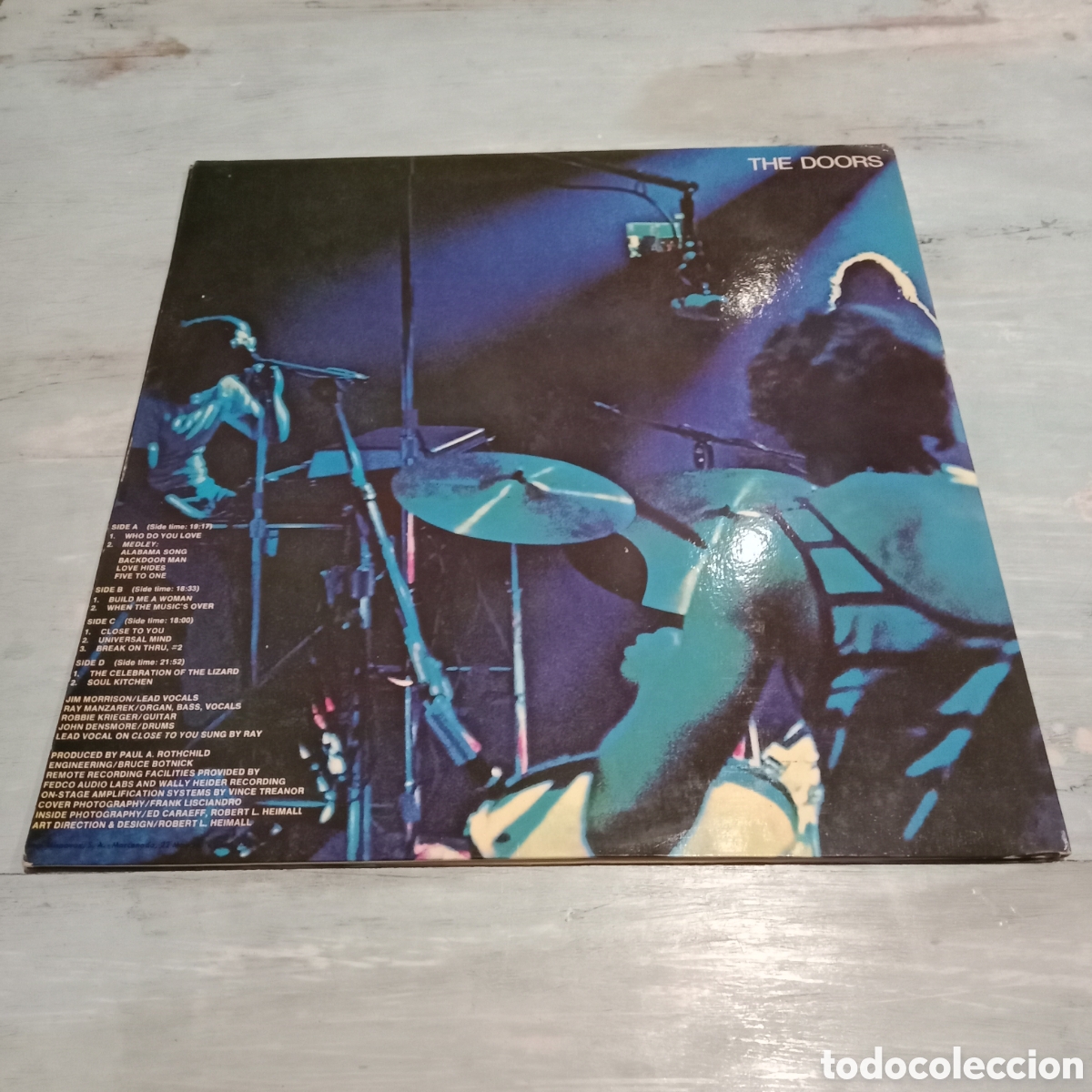Discos de vinilo: THE DOORS - ABSOLUTELY LIVE! - LP DOBLE GATEFOLD - Foto 2