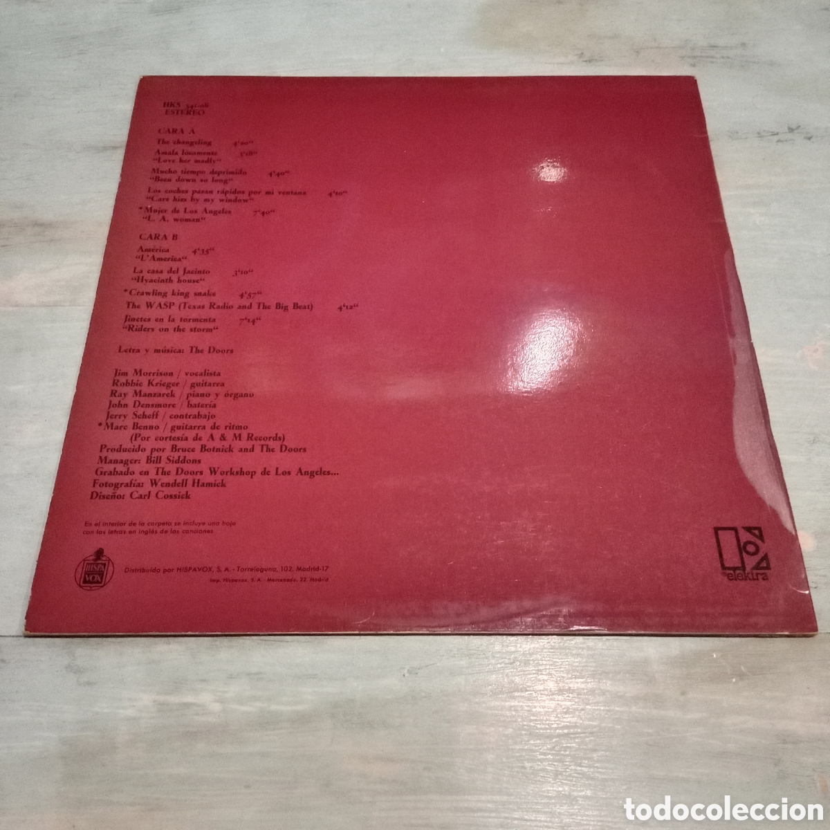 Discos de vinilo: THE DOORS - L.A. WOMAN - LP - Foto 2