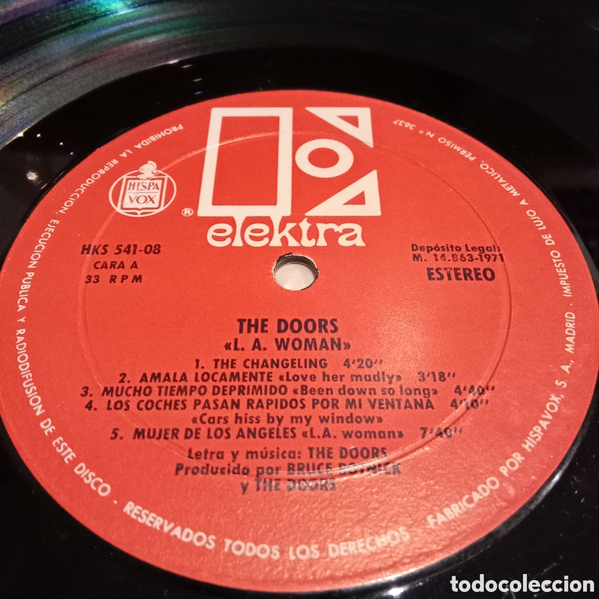 Discos de vinilo: THE DOORS - L.A. WOMAN - LP - Foto 5