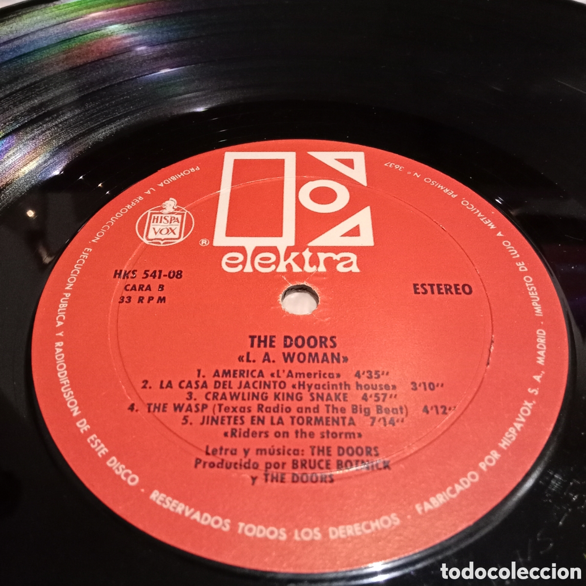Discos de vinilo: THE DOORS - L.A. WOMAN - LP - Foto 6