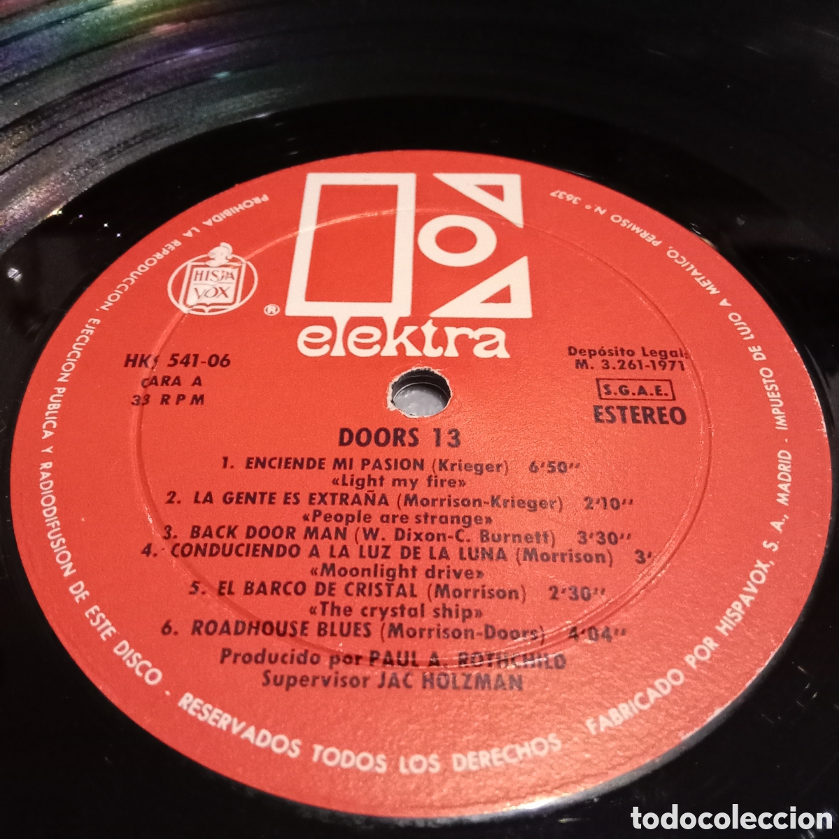 Discos de vinilo: THE DOORS - 13 - LP EDICION ESPA&Ntilde;A - Foto 3