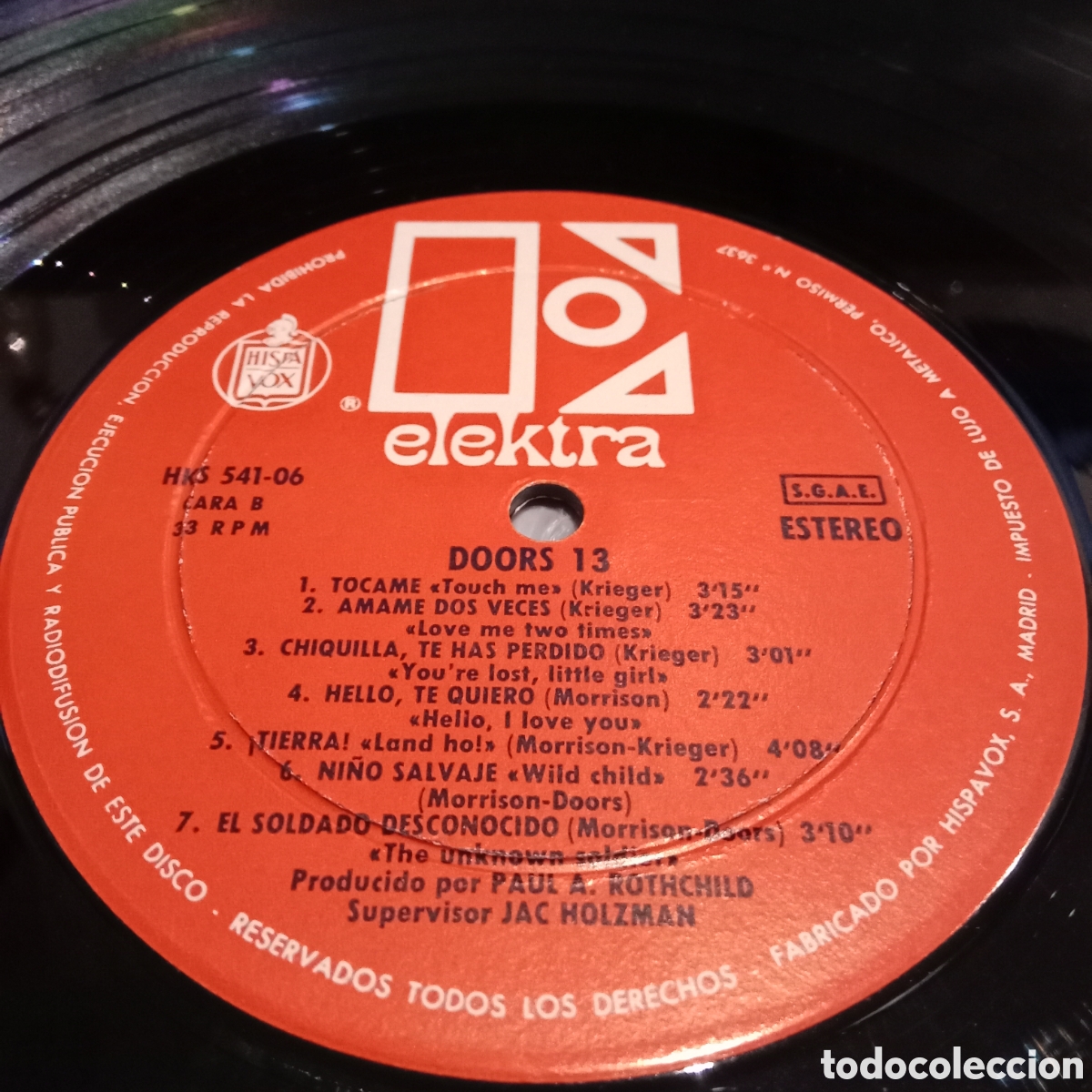 Discos de vinilo: THE DOORS - 13 - LP EDICION ESPA&Ntilde;A - Foto 4