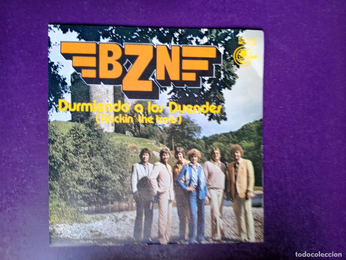 Discos de vinilo: BZN &lrm;&ndash; Durmiendo A Los Duendes = Rockin' The Trolls Sg CARNABY 1981 PROMO - POP ROCK HOLANDA 70'S
