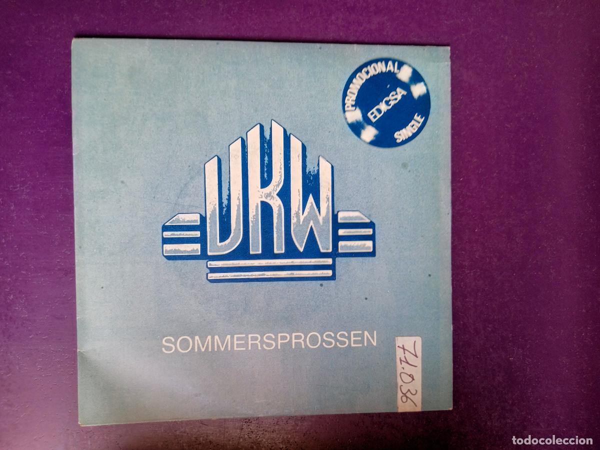 Discos de vinilo: UKW &lrm;&ndash; Sommersprossen - Sg EDIGSA 1983 PROMO - POP ROCK ALEMANIA ELECTRONICA 80'S