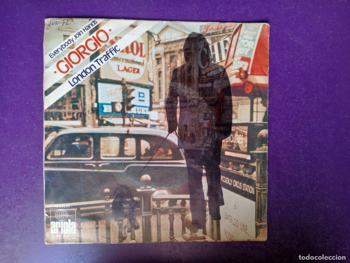 Discos de vinilo: Giorgio (MORODER) &ndash; London Traffic - Sg ARIOLA 1972 - ELECTRONICA POP 70S - Foto 2
