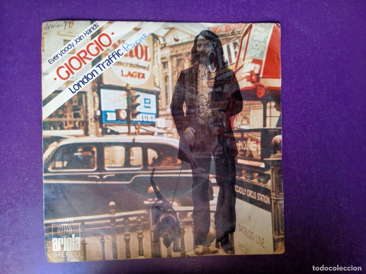 Discos de vinilo: Giorgio (MORODER) &ndash; London Traffic - Sg ARIOLA 1972 - ELECTRONICA POP 70'S