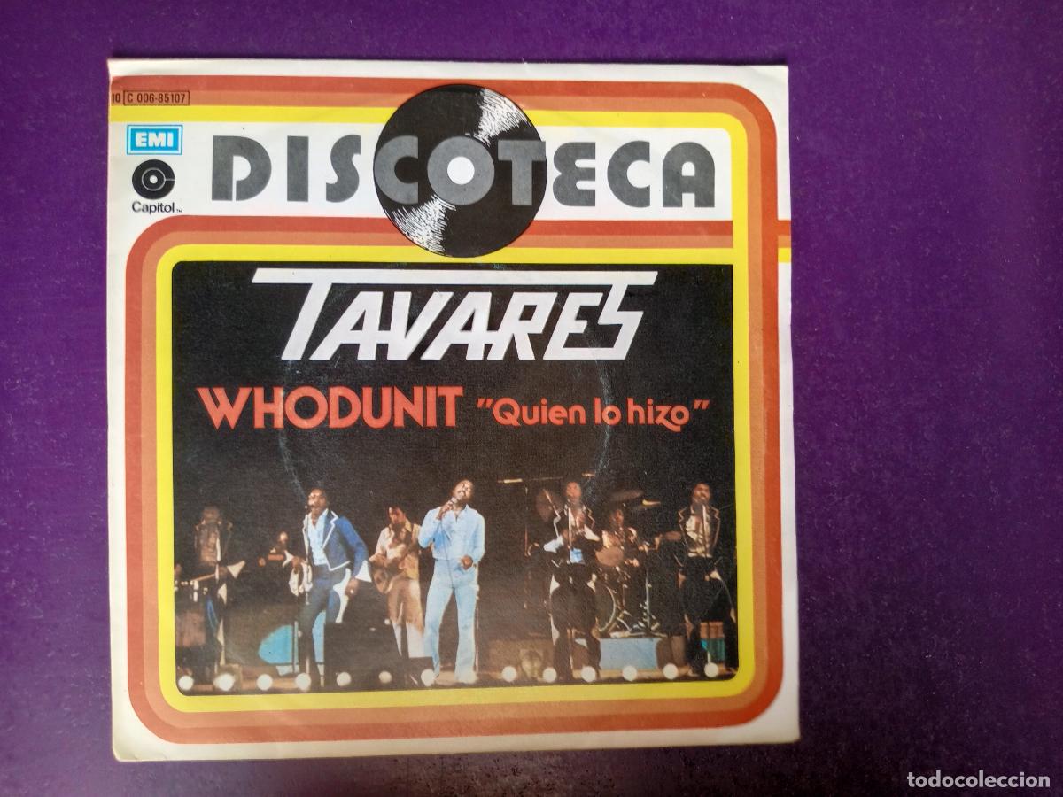 Discos de vinilo: Tavares &ndash; Whodunit = Quien Lo Hizo - Sg CAPITOL 1977 - DISCO FUNK 70'S