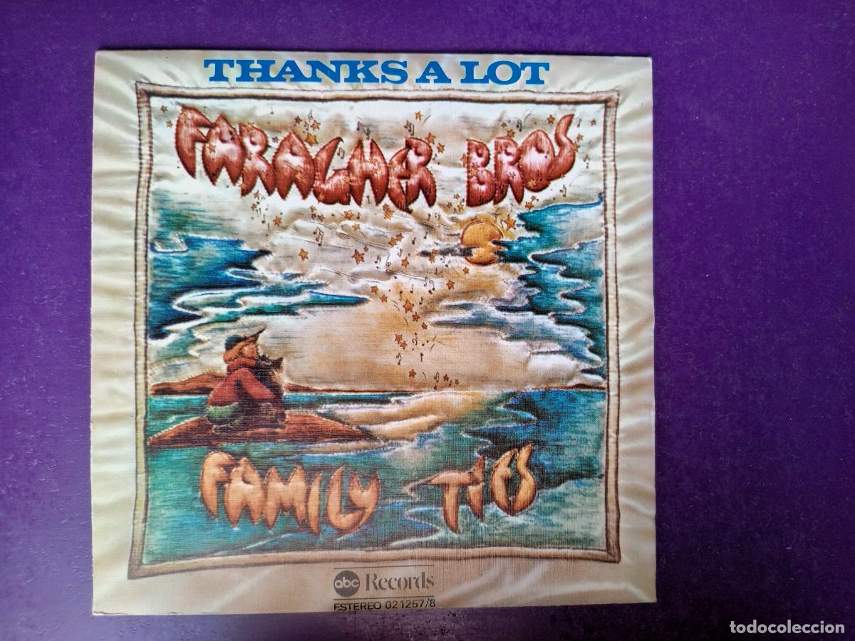 Discos de vinilo: Faragher Brothers &ndash; Thanks A Lot / You Know That - Sg MEDITERRANEO 1977 - SOUL FUNK 70'S