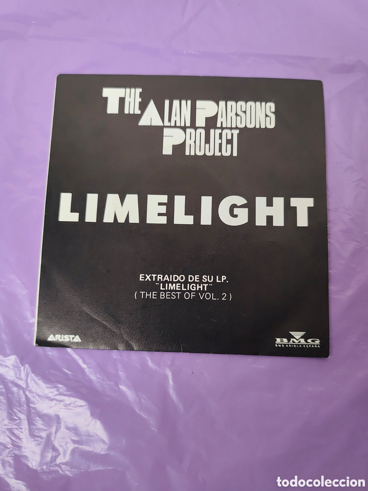 Discos de vinilo: The Alan Parsons Project Limelight (Arista &ndash; 109650 7'', single, Promo 1986)