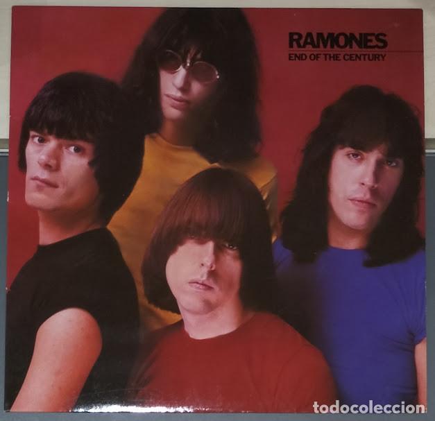 Discos de vinilo: Ramones &lrm;- End Of The Century - LP Sire &lrm;ref. SIR K 56 739. Ed. europea.