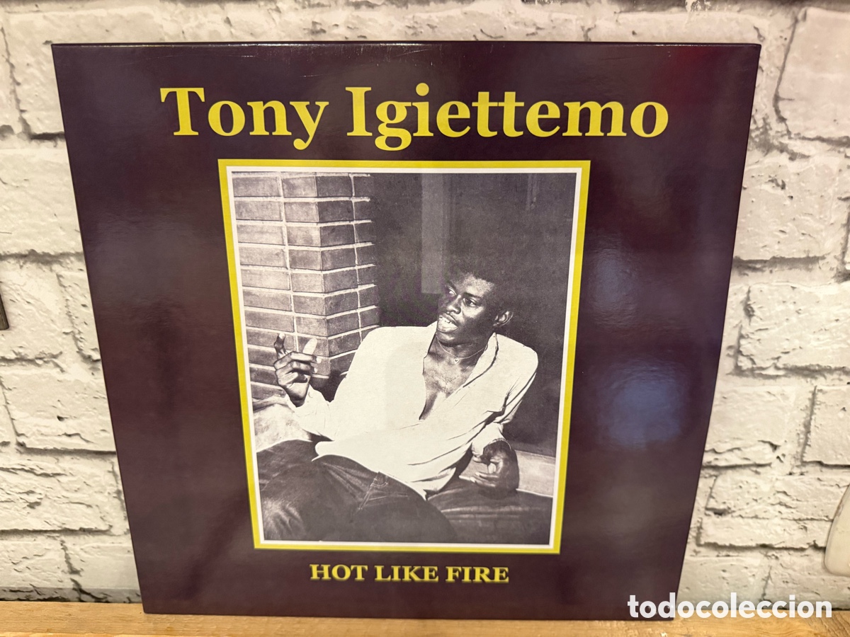 Discos de vinilo: Tony Igiettemo &ndash; Hot Like Fire. Lp vinilo nigeria afro-funk