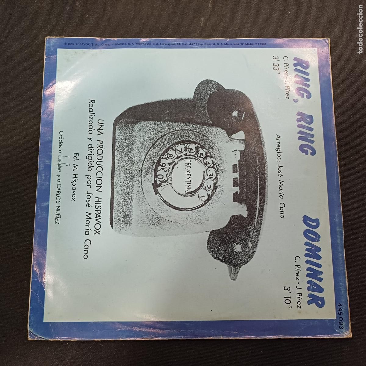 Discos de vinilo: TREMENTINA/RING,RING/SINGLE. - Foto 3