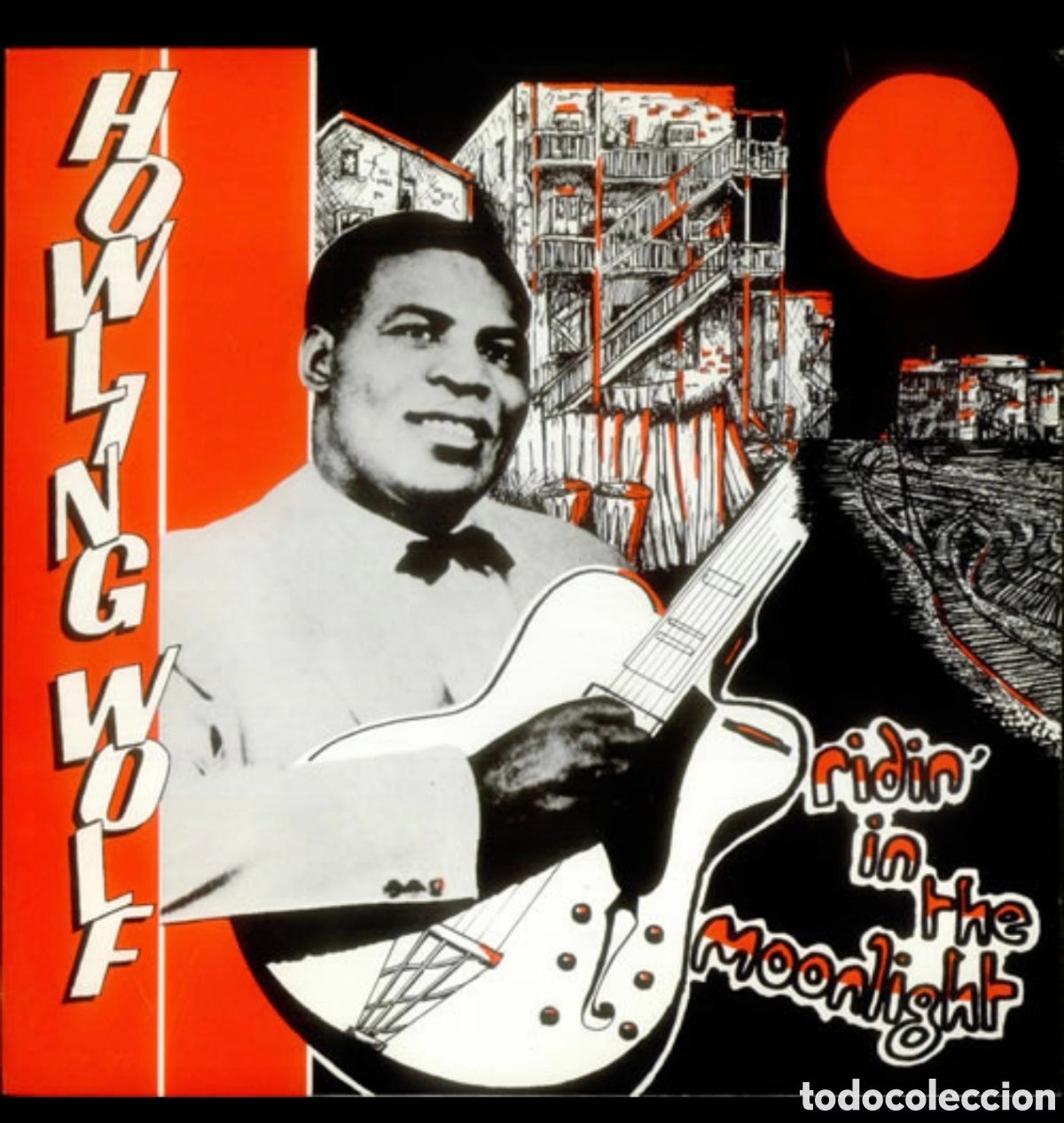 Discos de vinilo: Howling Wolf: Ridin' In The Moonlight Lp 1982 MONO