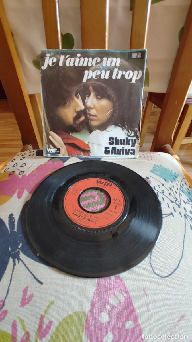 Discos de vinilo: SHUKY & AVIVA-SINGLE JE T'AIME UN PEU TROP