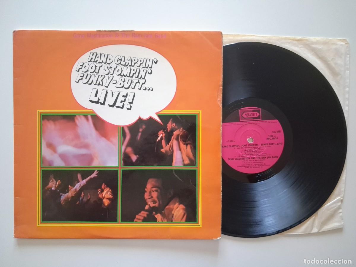 Vinyl records: Geno Washington & The Ram Jam Band &ndash; Hand Clappin' Foot Stompin' Funky-Butt... Live!