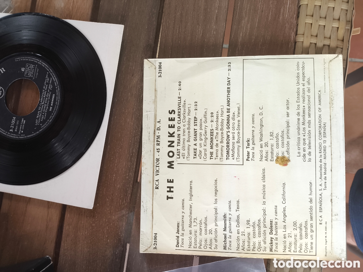 Discos de vinilo: Single de the monkees.loye.T.n.184 - Foto 2