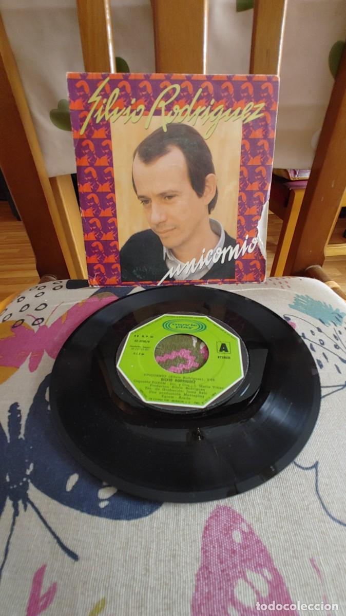 Discos de vinilo: SILVIO RODRIGUEZ-SINGLE UNICORNIO-VER FOTOS